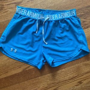 Blue Under Armour shorts